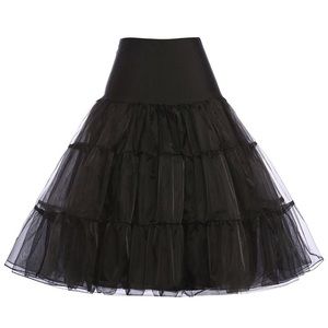 Medium Black Petticoat
